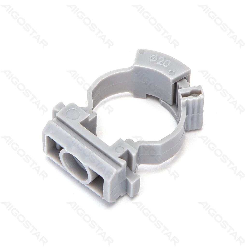 [B20104P6R] Aigostar Intrekbare U-vormige PVC-buisklem Φ 20 mm