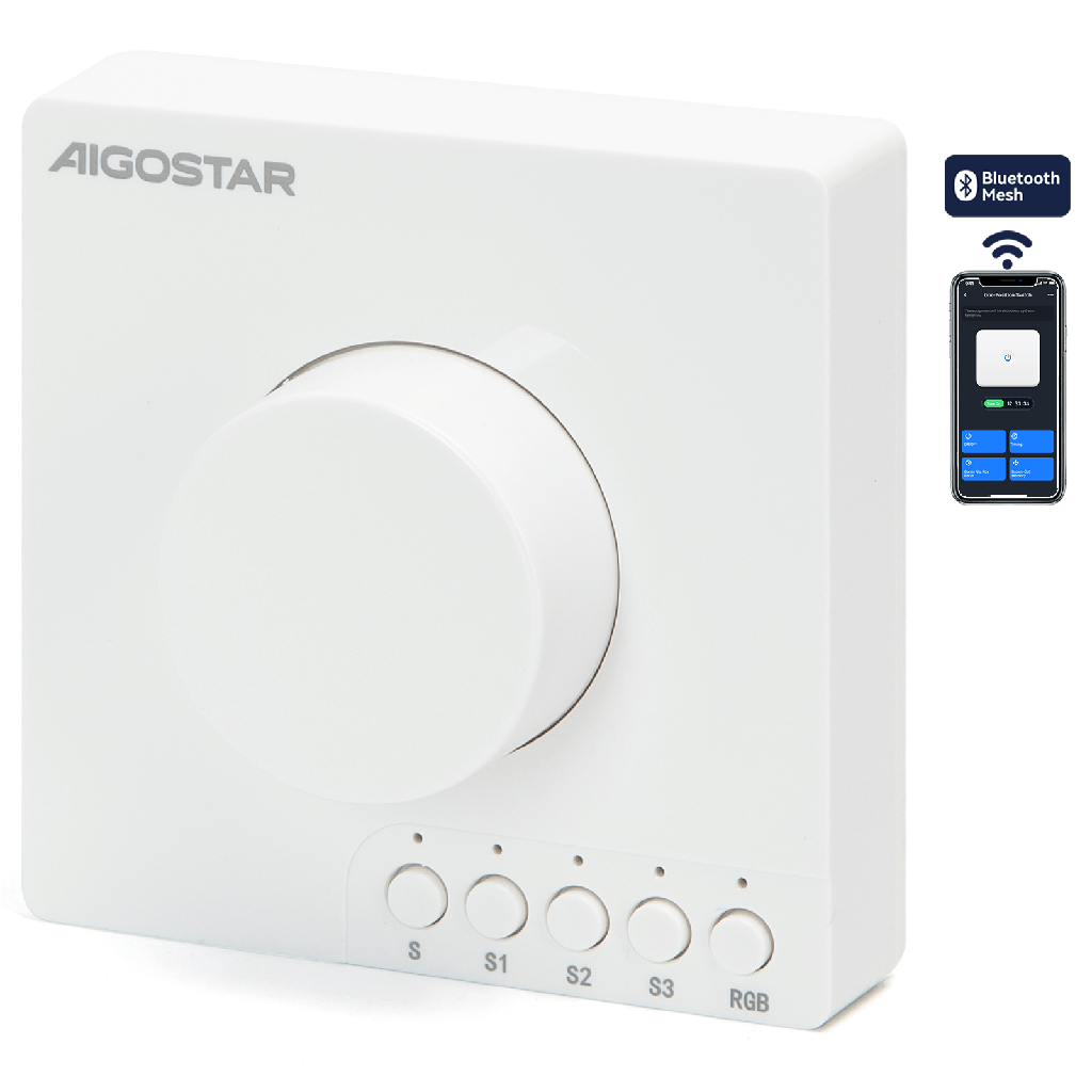 [S20301P74] Bluetooth Mesh DC-Knopf-Dimmschalter