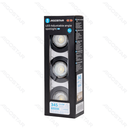 LED-spot met verstelbare hoek 4,5W 3 stuks zwart 6500K GU10