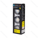 LED-spot met verstelbare hoek 4,5W 3 stuks zwart 3000K GU10
