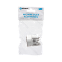Aigostar PVC Vierkante Kabelgoot Bocht Buitenhoek Wit 16*16mm 4st