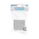 PVC Vierkante Kabelgoot Platte Bocht Wit 60*40mm 2st