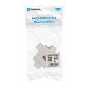 PVC Vierkante Kabelgoot T-stuk Bocht Wit 16*16mm 4st