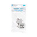 PVC Vierkante Kabelgoot Platte Bocht Wit 15*10mm 4st