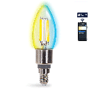 Aigostar Bluetooth Mesh Smart Filament Lamp C35,4.5W CCT