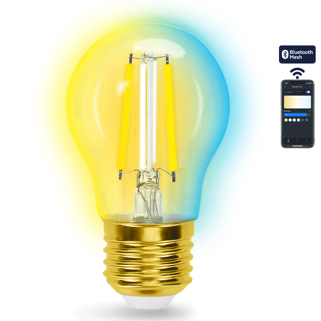 Bluetooth Mesh Smart Filament Bulb G45 4.5W CCT