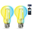Intelligente Bluetooth Mesh-Glühbirne A60 E27 6W CCT 2Stk. ,mit Fernbedienung