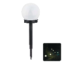 LED Solar Atmosphere Lawn Light Plastic Spherical 6500K