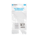 PVC Vierkant Kabelgoot Connector Wit 15*10mm 4st