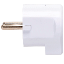 Duitse stekker zonder kabel 16A wit