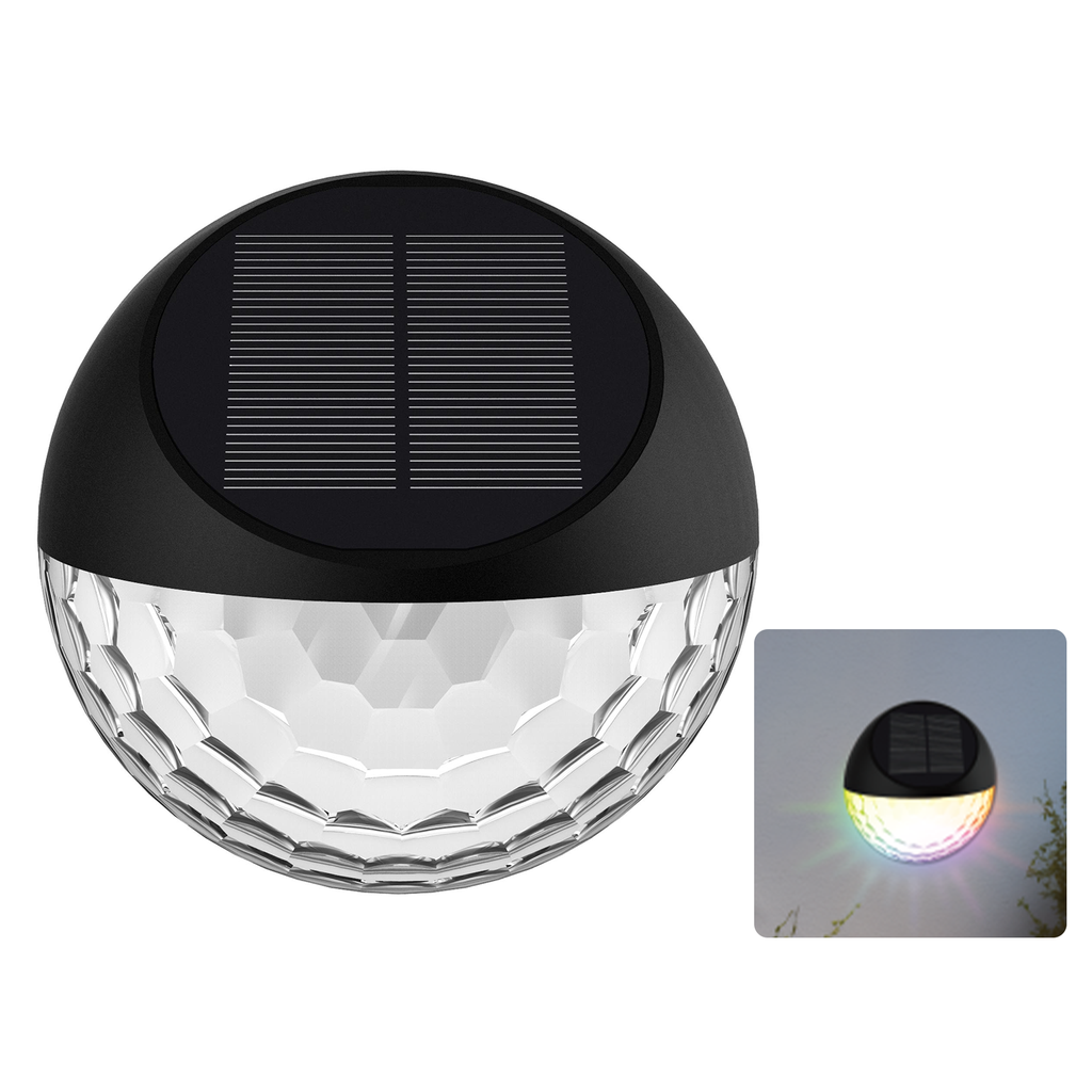 [B10201NO5] Solar wall lights Ambient Plastic Water drop projections RGB