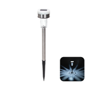 Aigostar LED Solar Sfeervolle Gazonverlichting RVS Op-en-Neer Verlichting 6500K