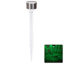 Lampe Solaire LED d'Ambiance en Acier Inoxydable Abat-jour Intégré RVB