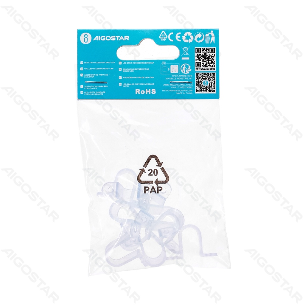 Hochspannungs-Neonlichtleiste 8*16 mit Kabelbefestigungshalterung/-befestigungssatz*10