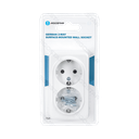 German 2-Way Surface-mounted Socket White