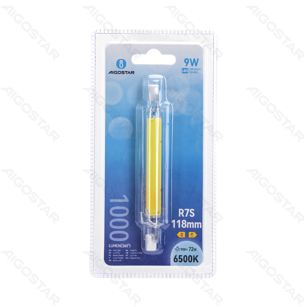 [B10110L0X] Aigostar LED Lampkralen R7S 9W