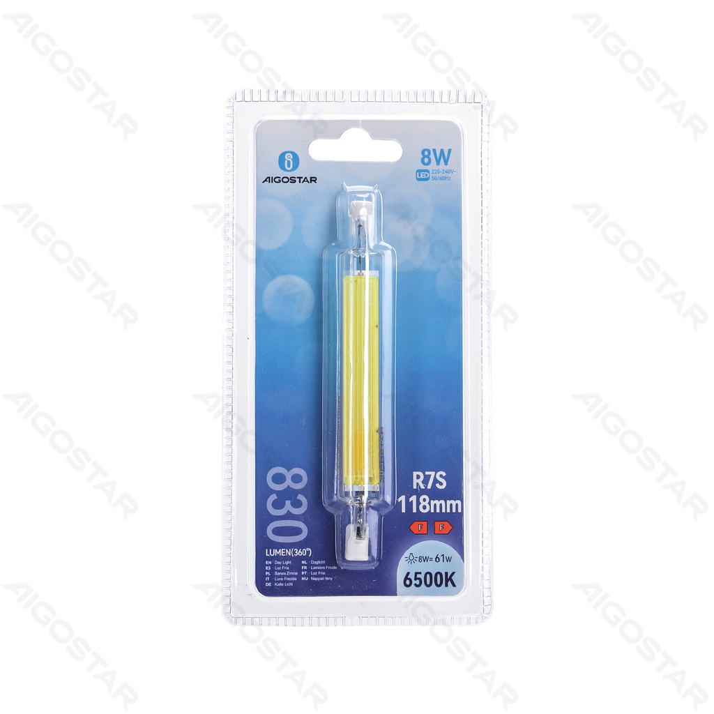 [B10110L0V] Aigostar LED Lampkralen R7S 8W