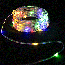 Guirlande lumineuse à piles 3AA (PVC & cuivre), RVBJ, 2m ,IP20 Intérieur