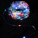 3AA battery copper wire string lights, RGBY, 5m ,IP20 Indoor