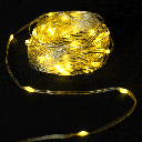 3AA Batterie-Lichterkette (PVC & Kupfer), Warmes Weiß, 3m ,IP20 Innenbereich