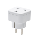 Adaptateur de Voyage UK à EU Blanc
