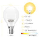 LED Bulbs G45 E14,4.9W 4000K