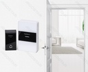 DC Wireless Digital Door Bell (one for two) White & Black