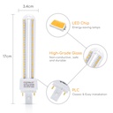 Aigostar LED PLC Buis 2U 15W
