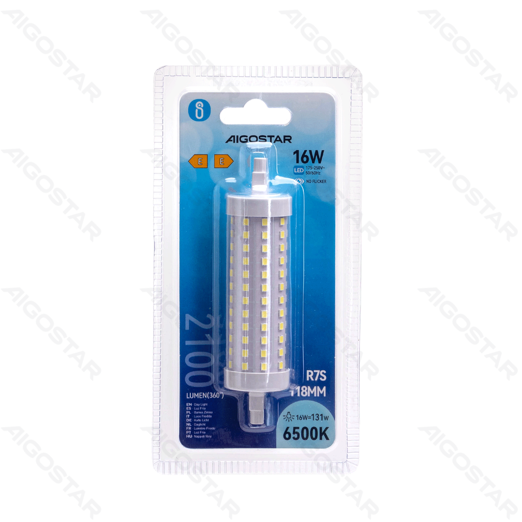 Aigostar LED Lampkralen R7S 16W