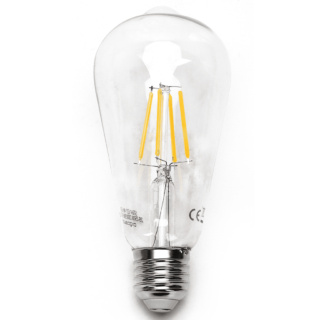[B10106QLK] LED Filament Bulb (Clear) ST64 E27 4W