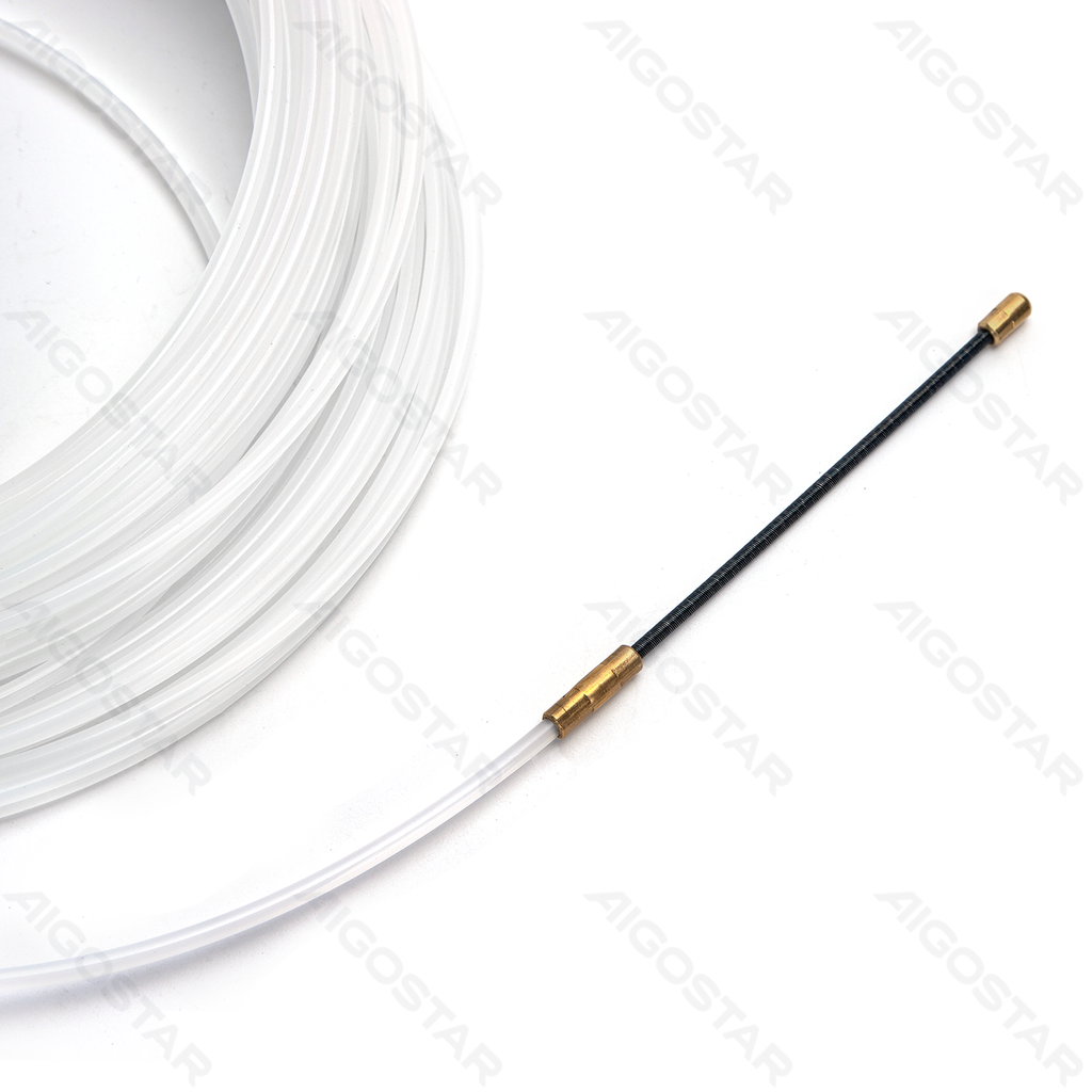 [B20104QKB] Extracteur de câble en Nylon Φ3mm x 15m Blanc