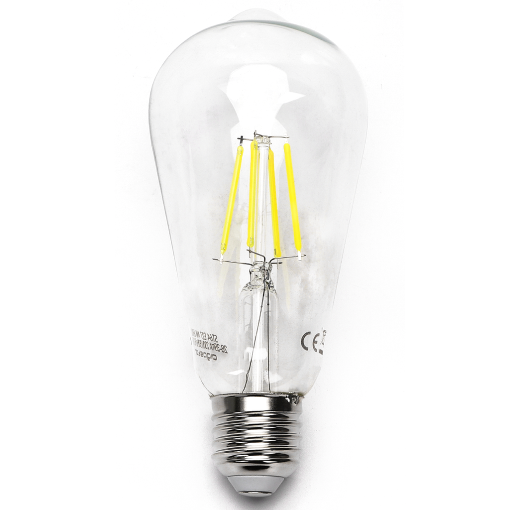 [B10106QLN] LED Filament Bulb (Clear) ST64 E27 6W