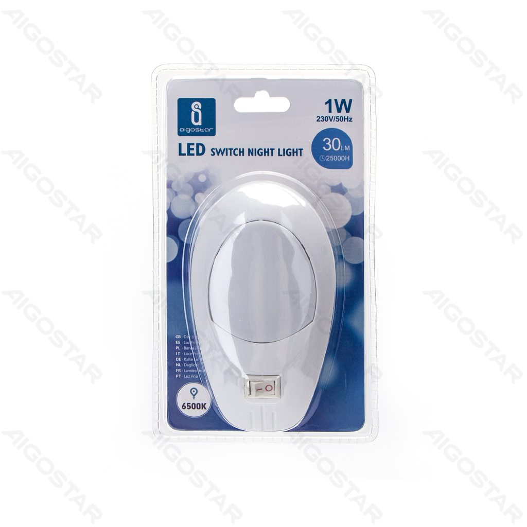 [B10308PYE] LED Night Light with Switch