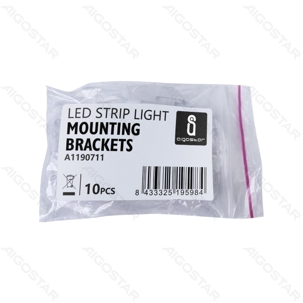 [B10302OGT] Integrated Circuit LED Strip Light 2835&5050 Mounting Brackets