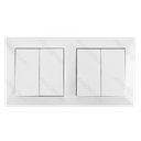 Inbouw wandschakelaar met stopcontact