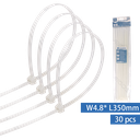 Nylon-Kabelbinder(30Stück)W4.8*L350mm Weiß