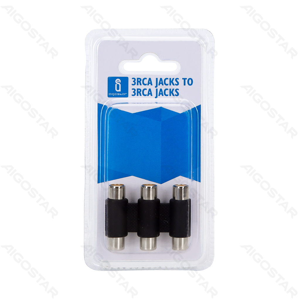 [B20104KFM] Audio en Video 3RCA JACKS NAAR 3RCA JACKS Zwart