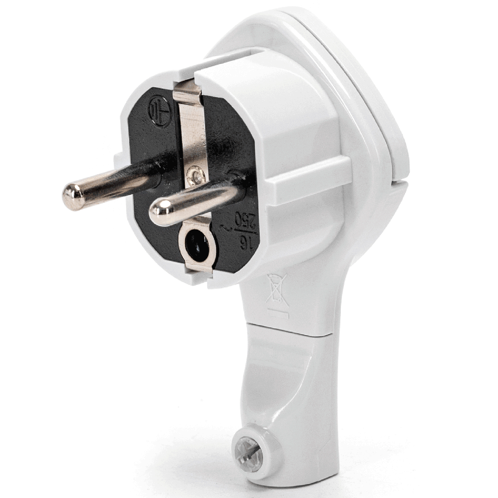 [B20103JSB] Deutscher verdrahtbarer Stecker 16A Weiß