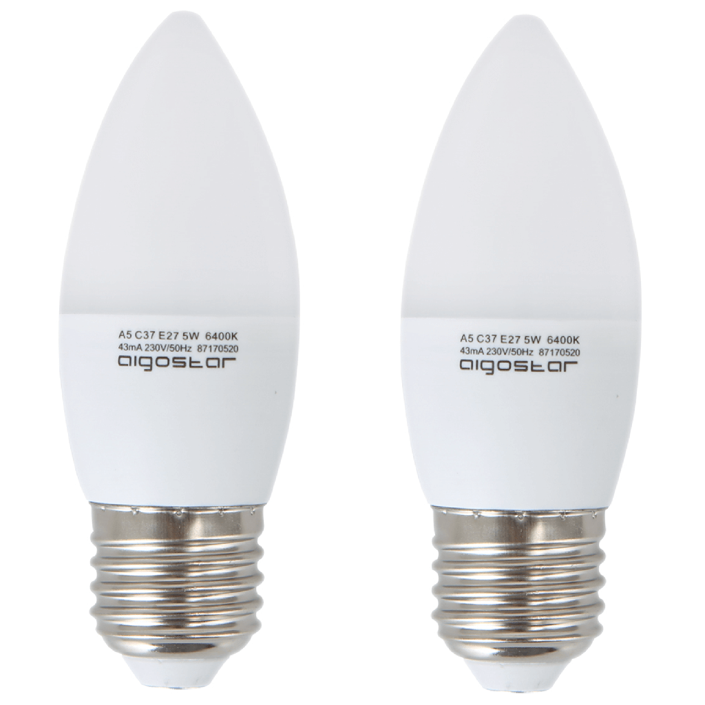 [B10105JLM] LED Bulbs C37 E27,3W 6500K