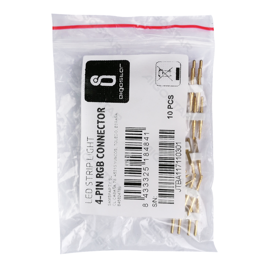 LED Strip 230VAC RGB 4-polige Connector