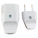 Deutscher Stecker & Steckdosen-Satz 10A Weiß