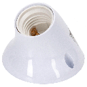 E27 Kunststof Lamphouder Wit