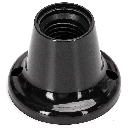E27 Plastic Lamp Holder Black