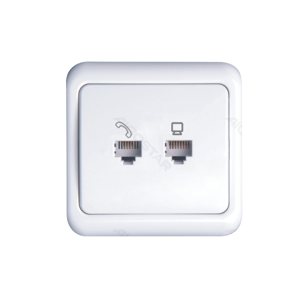 Duitse gecombineerde schakelaar wit