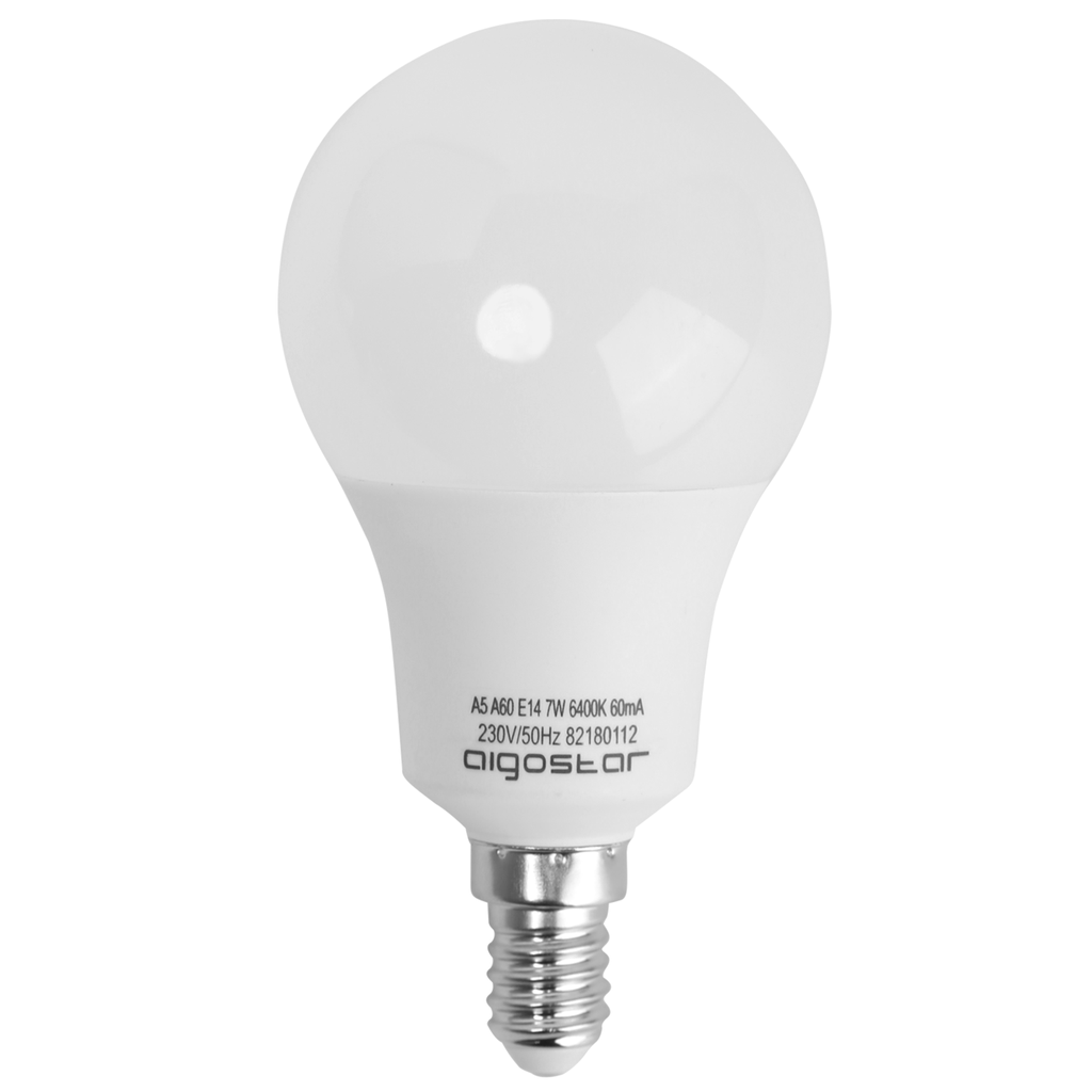LED-Glühbirnen A60 E14,7W 6500K