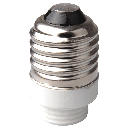 Verloopfitting E27 naar G9 wit