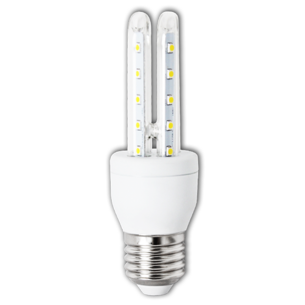 [B10108COG] LED U-shaped Bulb 2U E27 6W