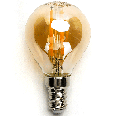 Ampoule à filament LED (Ambre) G45 E14 8W