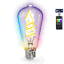 WiFi WB Slimme Filament Lamp ST64 E27,4.9W RGBW