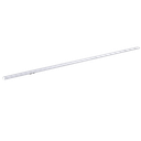 Canal de bande LED encastré, 1m, argent